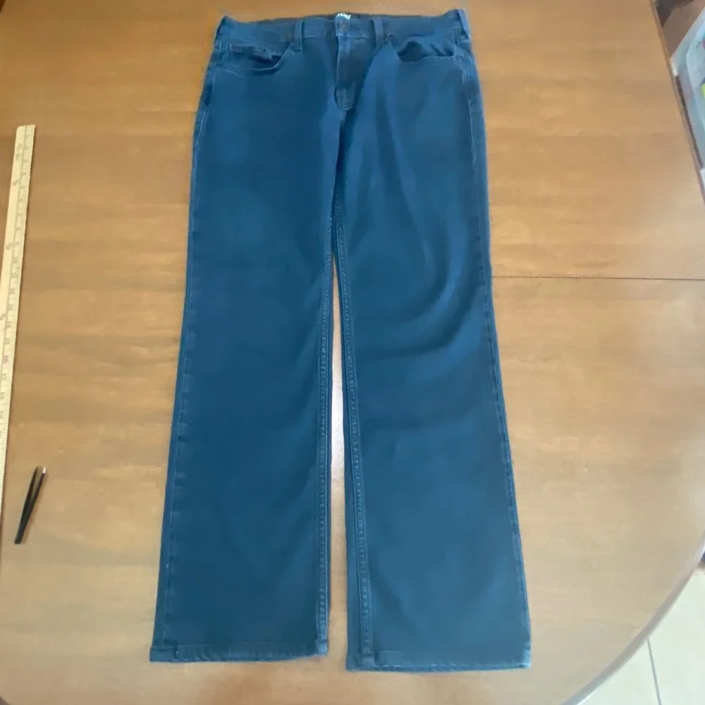 Paige Normandie Mens Straight Leg‎ Jeans Dark Wash Blue 32 101-4350598